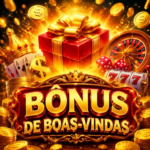Banner do bônus de boas-vindas incentivando o cadastro na plataforma