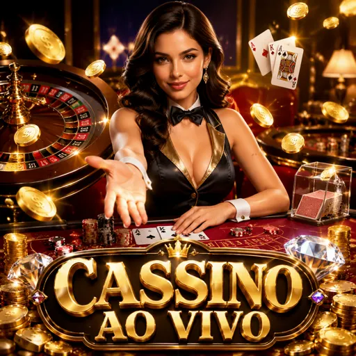 Mesa de cassino ao vivo com dealer brasileiro durante campanha promocional