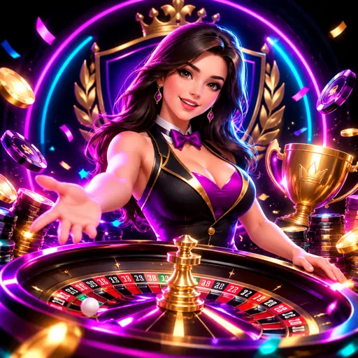 Mesa de roleta ao vivo com crupiê brasileiro