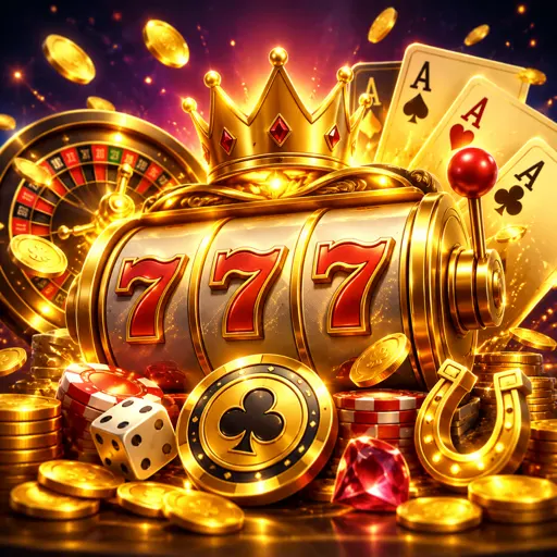 Grade de miniaturas de slots disponíveis no catálogo da plataforma